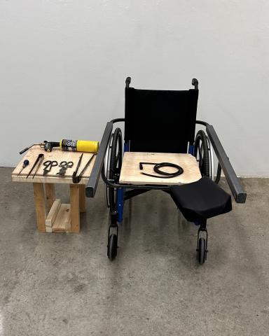 Jesi Yager Glass Blowing Wheelchair