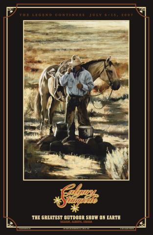 2007 Stampede Poster by Paul Van Ginkel