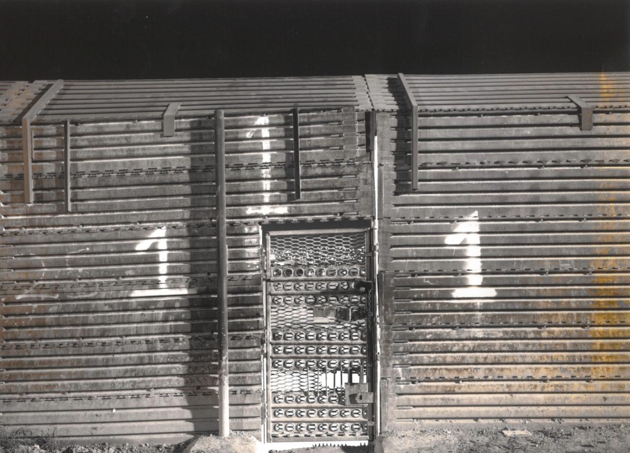 Print curtesy of Presentation House Gallery and Geoffrey James, Running Fence 1998 Print curtesy of Presentation House Gallery and Geoffrey James, Running Fence 1998