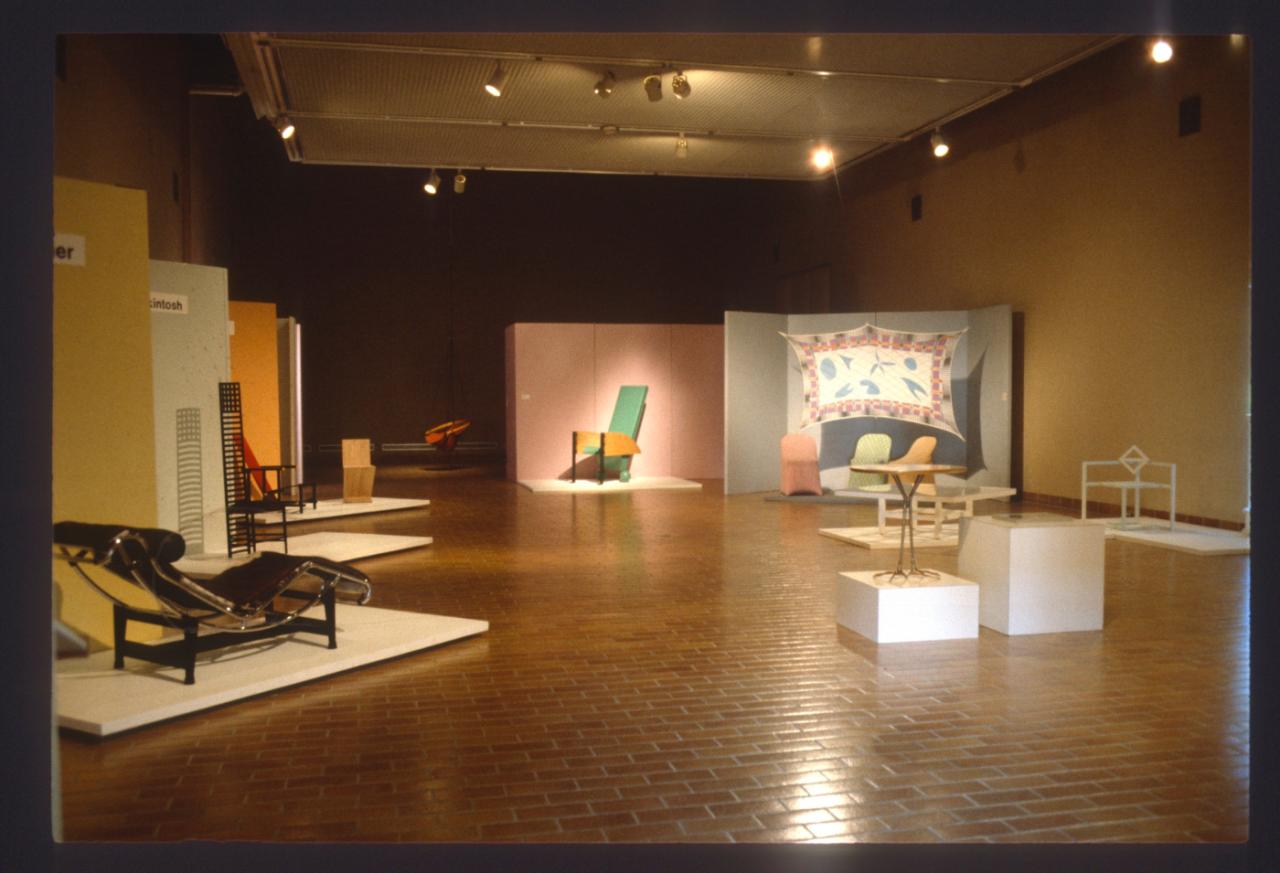 Furniture as Art, installation view, 1981. Furniture as Art, installation view, 1981.