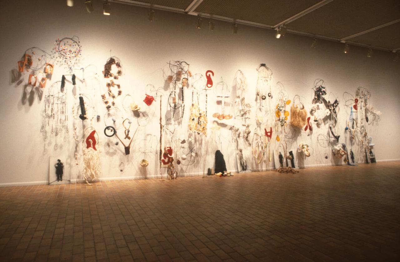 Serge Murphy, installation view, 1997. Serge Murphy, installation view, 1997.