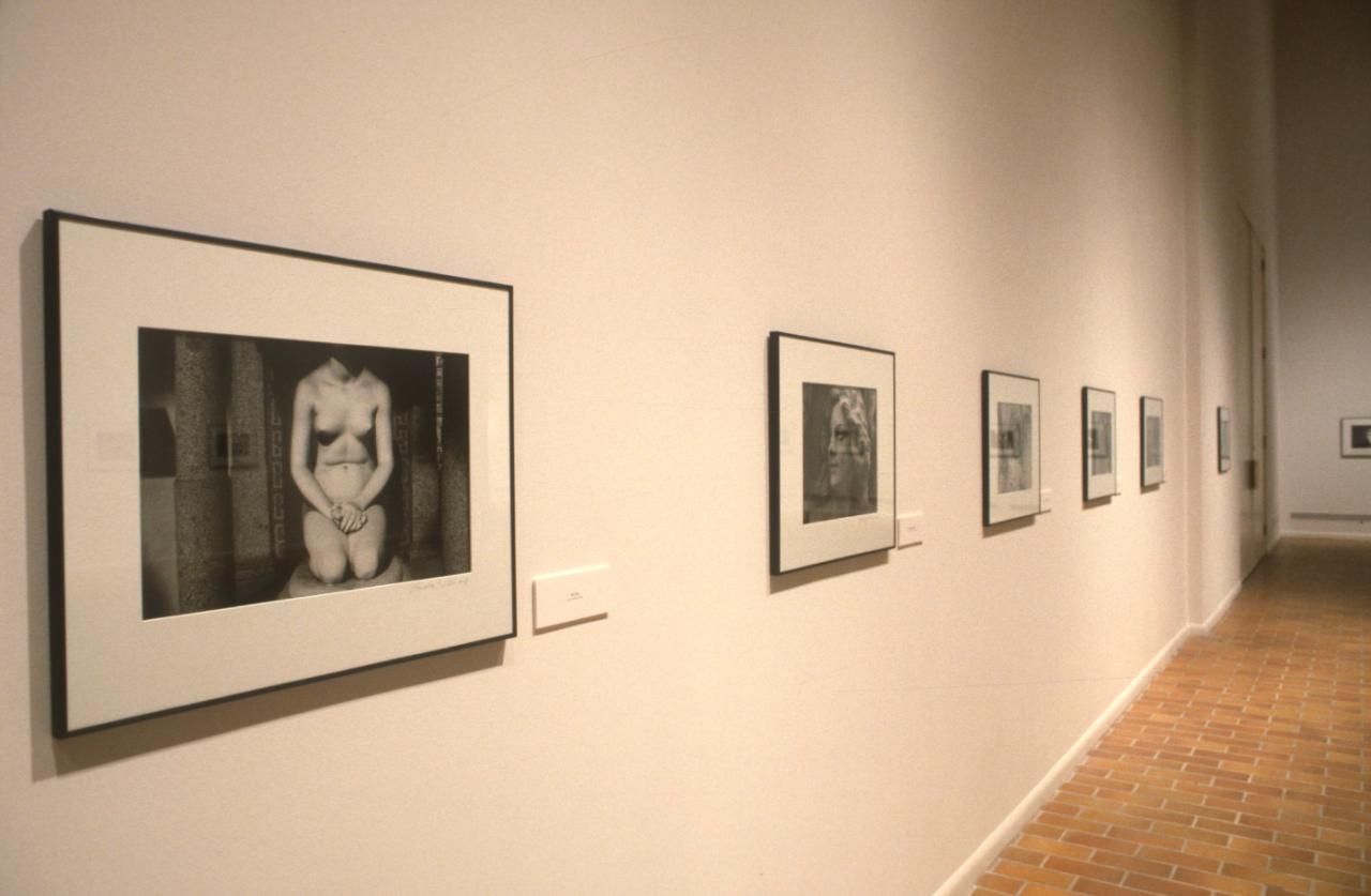 Pamela Williams, Death Divine: Photographs of Cemetery Sculpture from Paris, Milan, Rome, installation view, 1997. Pamela Williams, Death Divine: Photographs of Cemetery Sculpture from Paris, Milan, Rome, installation view, 1997.