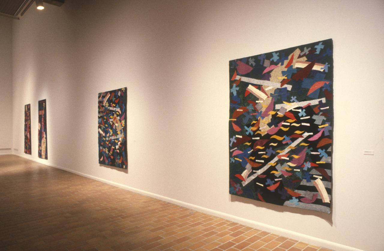 Jane Kidd, installation view, 1995. Image courtesy of the Illingworth Kerr Gallery. 