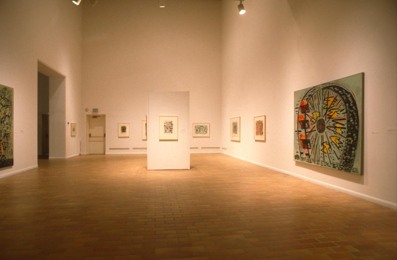  Other Ramifications: Paintings and Drawings by John Clark, installation view, 1996. Photo courtesy of the Illingworth Kerr Gallery 