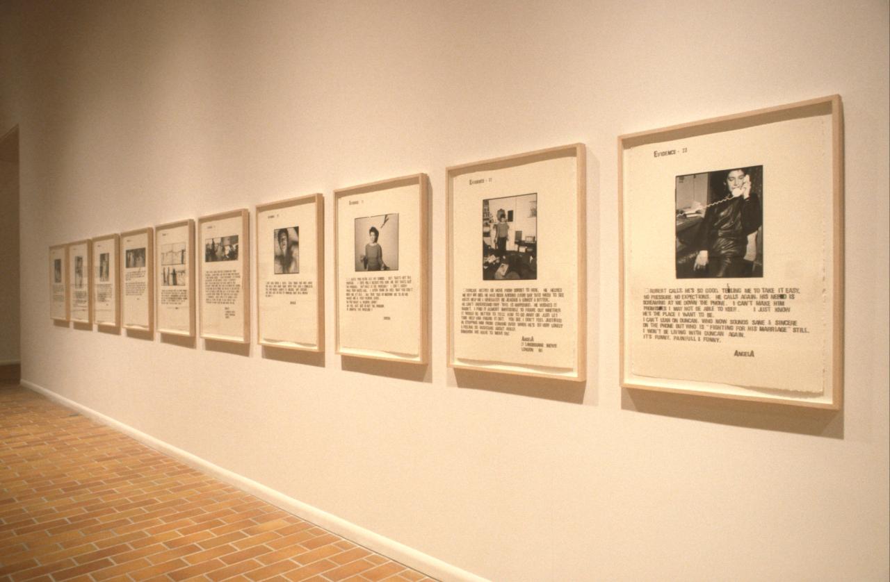George Steeves: 1979 - 1993, installation view, 1996. Photo courtesy of the Illingworth Kerr Gallery.