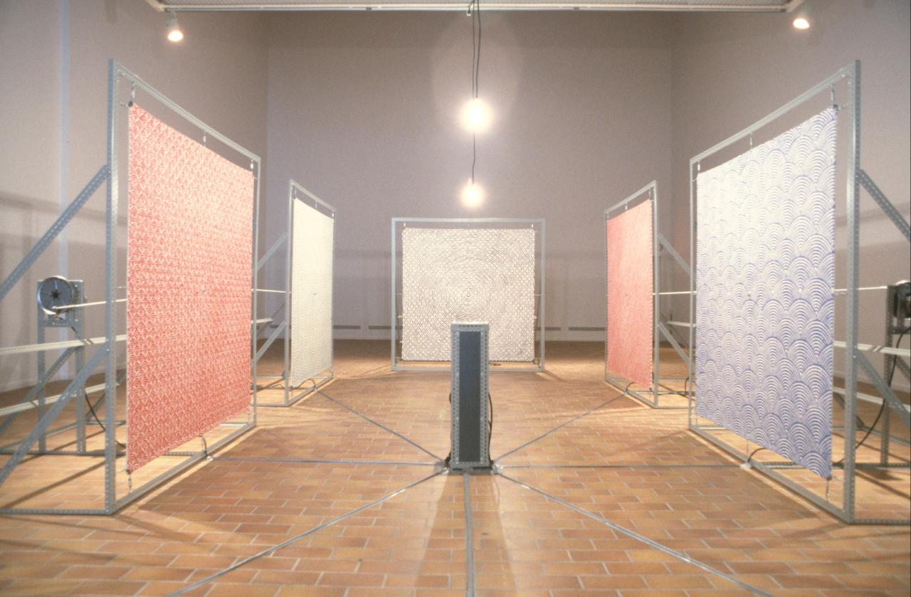 Sound Pool, installation view, 1996. Photo courtesy of the Illingworth Kerr Gallery, AUArts. 
