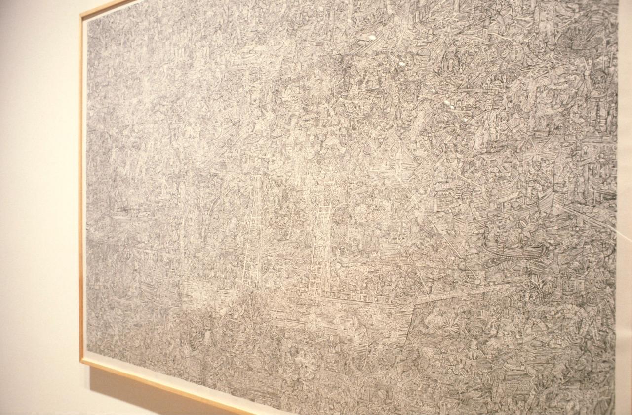 Kim Moodie: Drawings, installation view, 1994. 