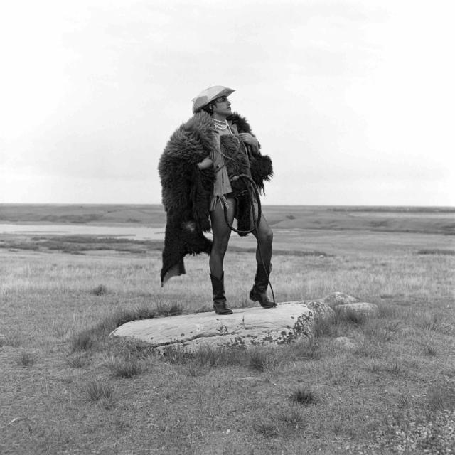 buffalo boy indi lake by adrian stimson