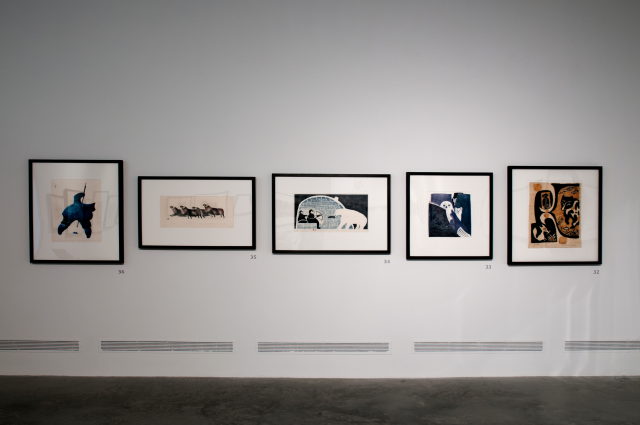 Five prints from various artists. 