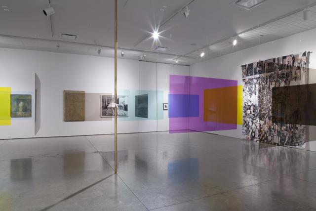 Installation view of Screen and Décor, 2013. Photo by David M. C. Miller and Petra Mala Miller. 