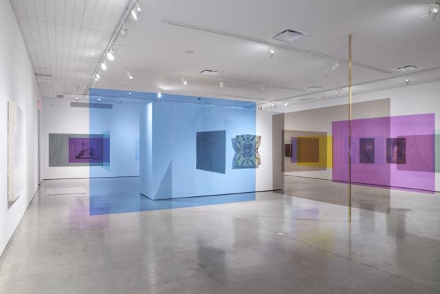 Installation view of Screen and Décor, 2013. Photo by David M. C. Miller and Petra Mala Miller. 