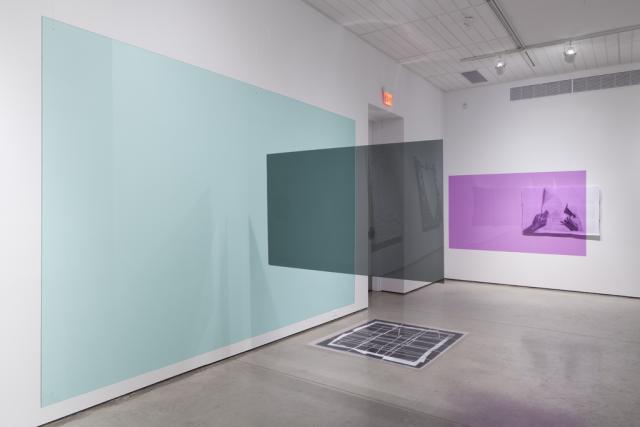 Installation view of Screen and Décor, 2013. Photo by David M. C. Miller and Petra Mala Miller. 