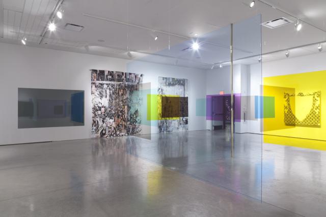 Installation view of Screen and Décor, 2013. Photo by David M. C. Miller and Petra Mala Miller. 