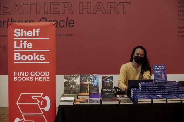 Shelf Life Books booth. Photo credit Elyse Bouvier.