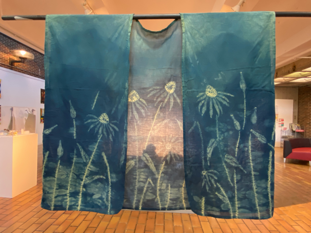 Sharon Leslie Boucher, "Coneflower wrap"