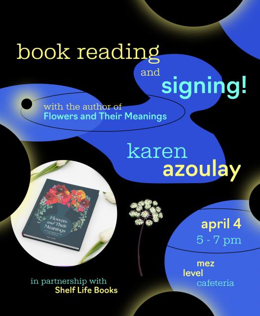 Karen Azoulay Book Reading and Signing for Flowers and Their Meanings