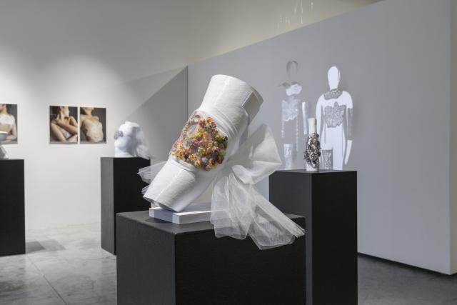 Cici Lai view from 2023 MFA in Craft Media Exhibition
