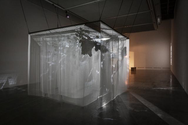 Anahita Mosayebi view from 2023 MFA in Craft Media Exhibition