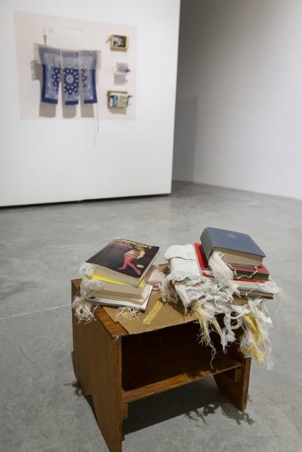 Kate Ritchie view from 2023 MFA in Craft Media Exhibition 