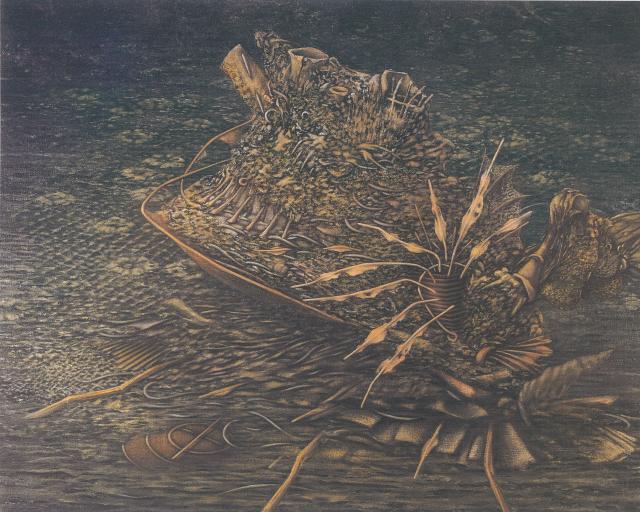 Jeffrey Burns, Image Detail from Terrene Exhibition Catalogue, 2003