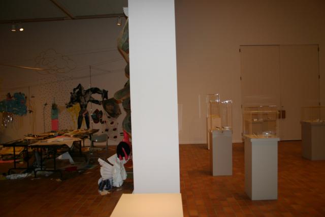 Installation view of Aggie Beynon Retrospective, 2006. 