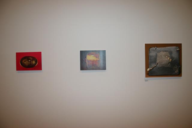 Installation view of Aggie Beynon Retrospective, 2006. 