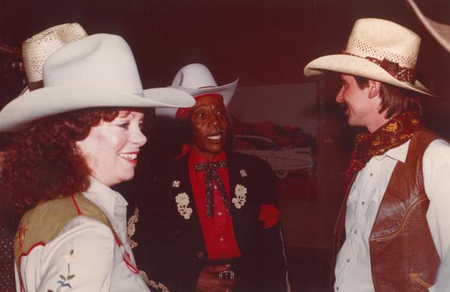 Installation view of  The 2nd Annual Wild West Show, 1983
