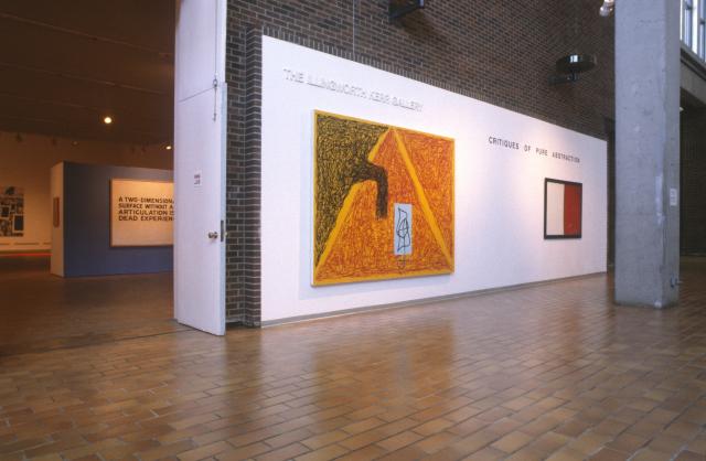 Critiques of Pure Abstraction, installation view, 1995. Image courtesy of the Illingworth Kerr Gallery.