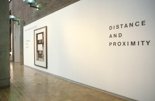 Distance and Proximity, installation view, 1995. Image courtesy of the Illingworth Kerr Gallery