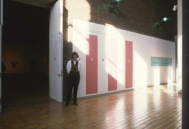 Jane Kidd, instillation view, 1995. Image courtesy of the Illingworth Kerr Gallery. 