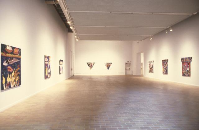 Jane Kidd, installation view, 1995. Image courtesy of the Illingworth Kerr Gallery. 