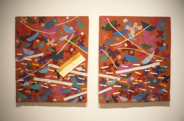 Jane Kidd, installation view, 1995. Image courtesy of the Illingworth Kerr Gallery. 