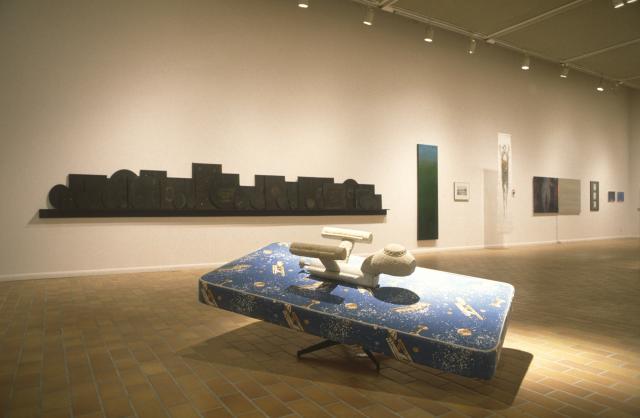 Faulty Show 1996, installation view, 1996. Photo courtesy of the Illingworth Kerr Gallery. 