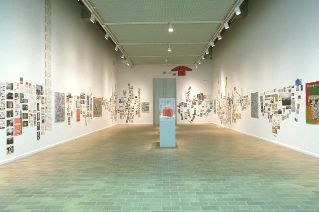 Don Mabie Aspects of Practice:1969-1996, installation view, 1996, photo courtesy of the Illingworth Kerr Gallery