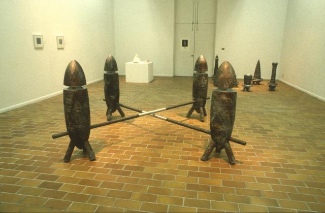 Katie Ohe, Alberta Sculptor: A Retrospective, installation view, Illingworth Kerr Gallery, 1991. 
