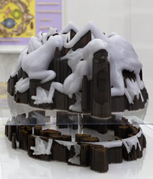 3D Print Fragments (Frog Crown) (2011-2012). Image Credit W. Bastian