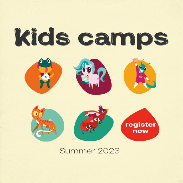 KIDS CAMPS Summer 2023 Register Now