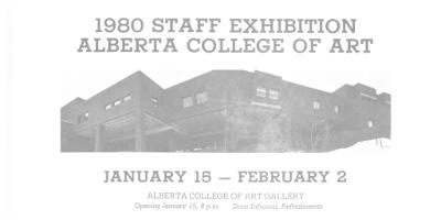 Faculty Card 1980, Postcard Cover