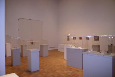 Installation view of Aggie Beynon Retrospective, 2006. 