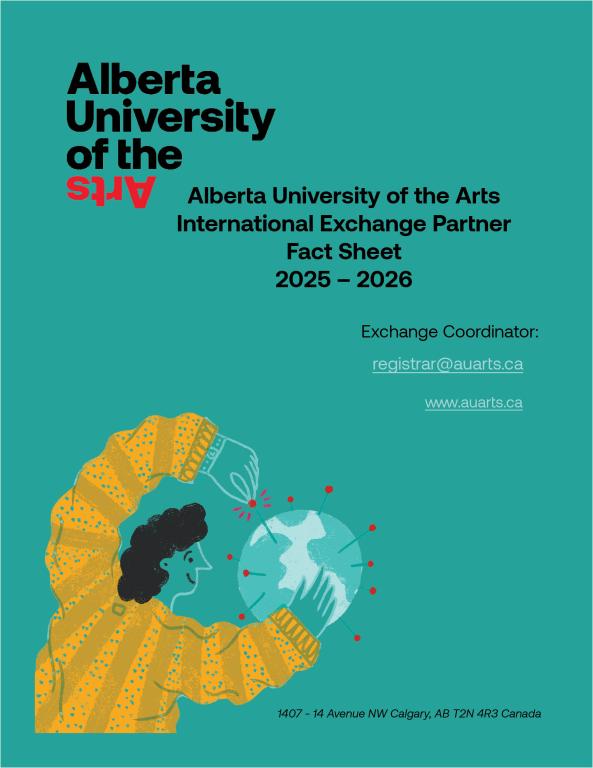 AUARTS International Exchange Partner Fact Sheet 2025 - 2026 Cover