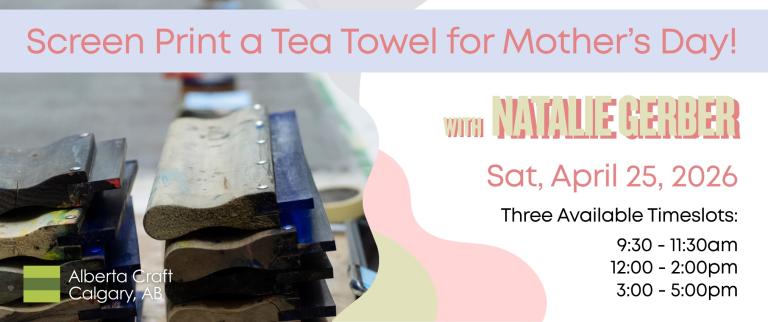 Screenprint a Tea Towel